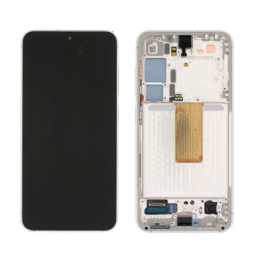 LCD + Vidro Completo Cream Samsung Galaxy S23...