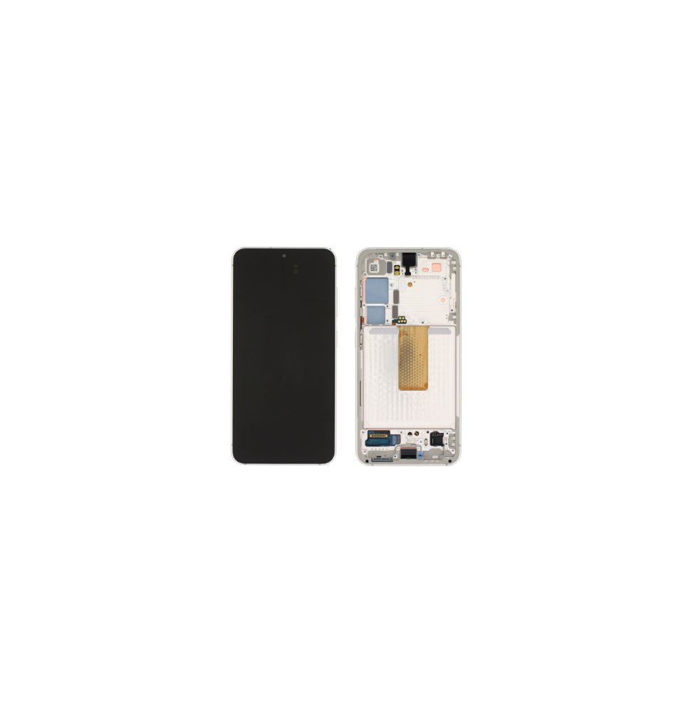 LCD + Vidro Completo Cream Samsung Galaxy S23 S911B