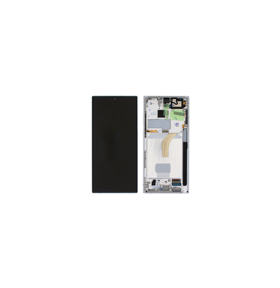 LCD + Vidro Completo Phantom White Samsung Galaxy S22 Ultra S908B
