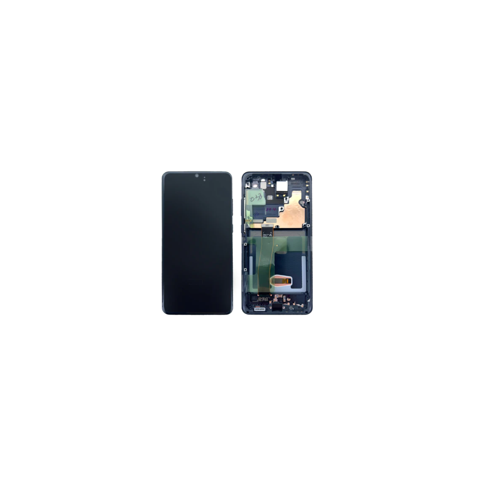 LCD e Vidro Completo Cosmic Black Samsung S20 Ultra 5G G988