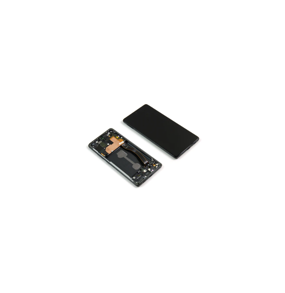 LCD e Vidro Completo Prism Black Samsung Galaxy S10 Lite G770F