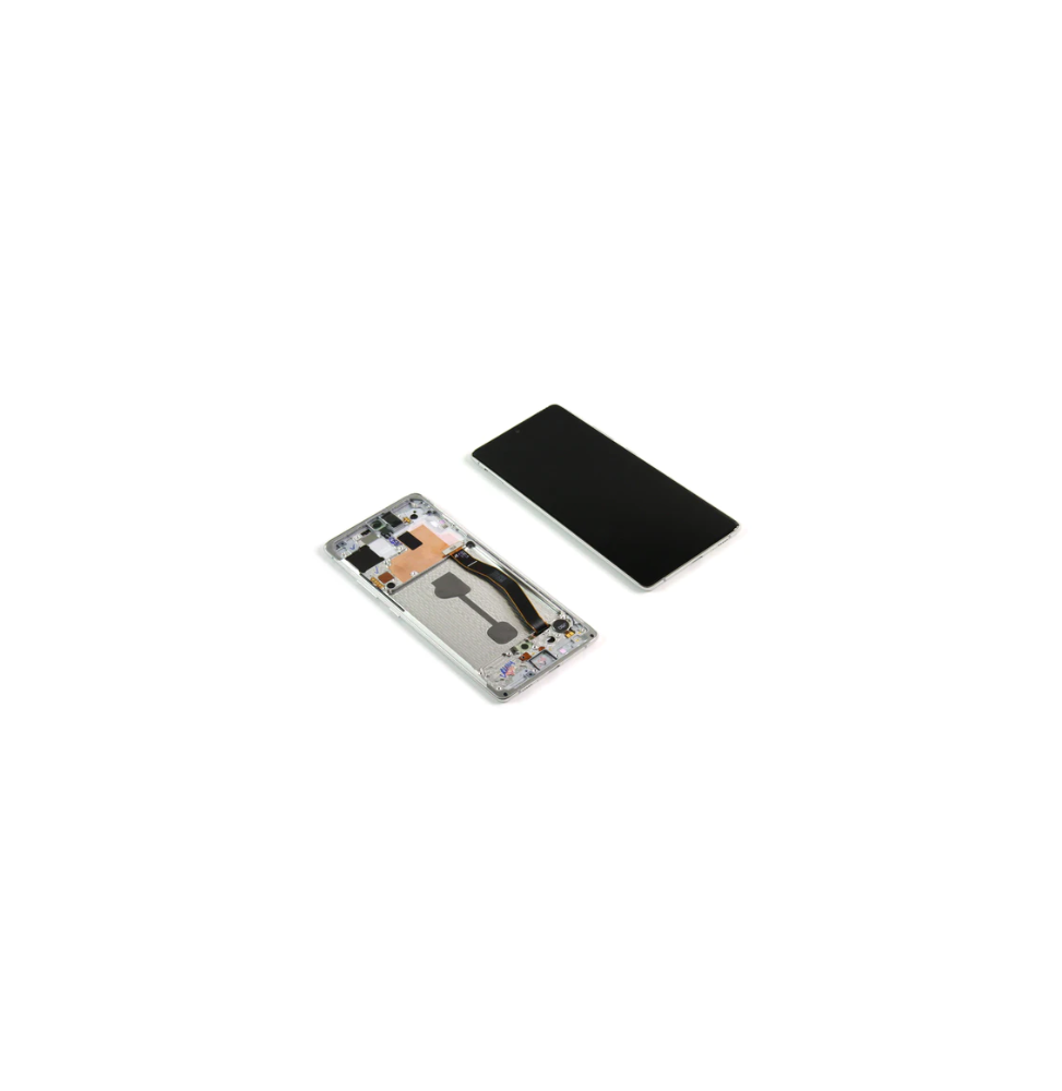 LCD e Vidro Completo Prism White Samsung Galaxy S10 Lite G770F
