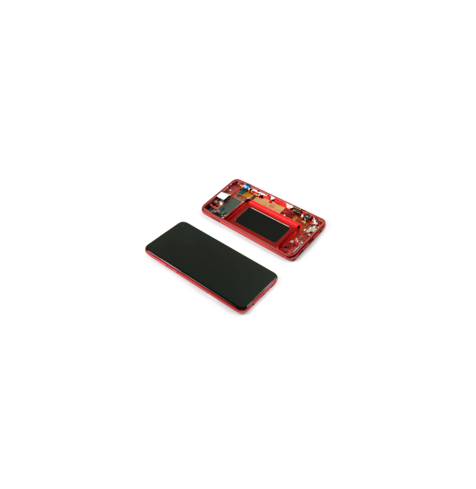 LCD e Vidro Completo Cardinal Red Samsung Galaxy S10e G970F