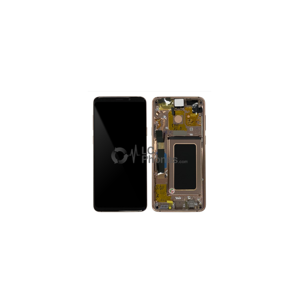 LCD e Vidro Completo Sunrise Gold Samsung Galaxy S9 Plus G965F