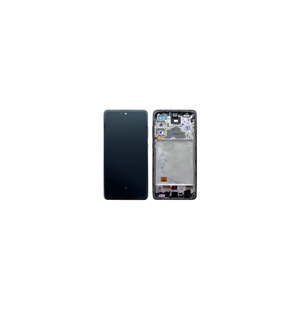 LCD e Vidro Completo Awesome Black Samsung Galaxy A72 A725F