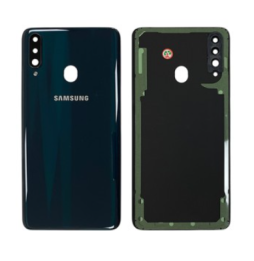 Tampa Traseira Preto Samsung Galaxy A20s A207F