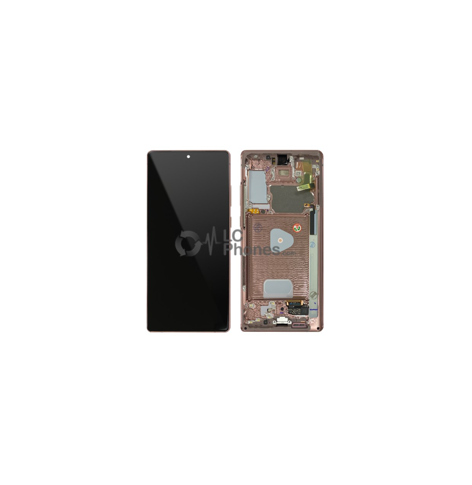 LCD e Vidro Completo Mystic Bronze Samsung Galaxy Note 20 N980F