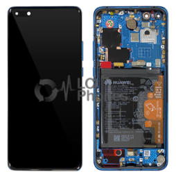 LCD e Vidro Completo com Frame e Bateria Deep...