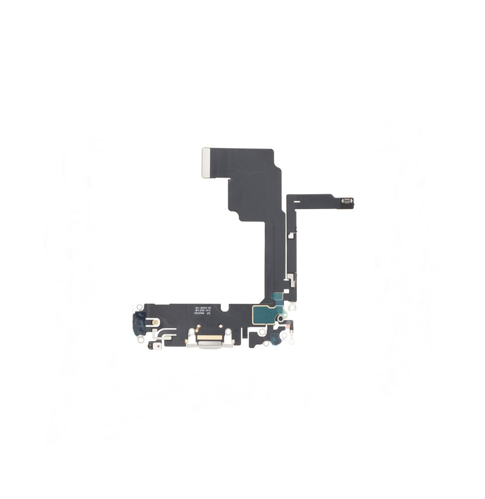 iPhone 15 Pro - Porta Carregamento Titânio Branco (OEM)